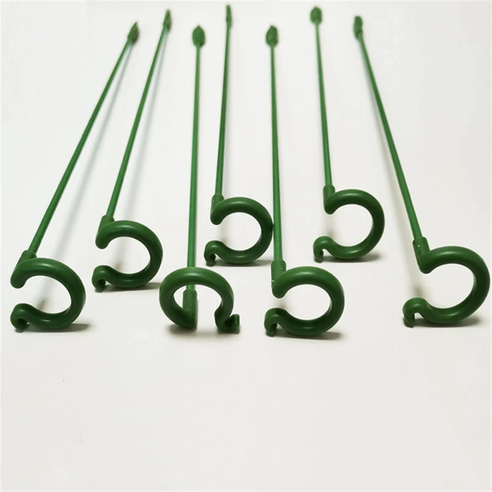 100pcs Plant Support Stakes Garden Floral Flower Support Single Stem Support Stake