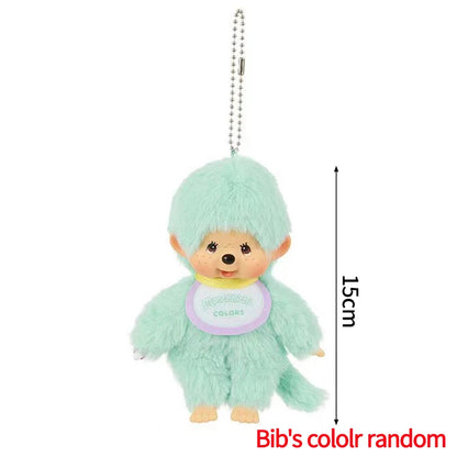 Monchhichi Plush Keychain Kawaii Monchichi Pendant Backpack Charms Cartoon Monchich Keyring Party Favor Gifts 키티 몬치치 モンチッチ