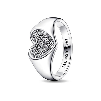 925 Sterling Silver Red Luminous firefly Heart Stone Snowflake Daisy Ring Rings Wedding Fashion Fine Jewelry For Mother Day