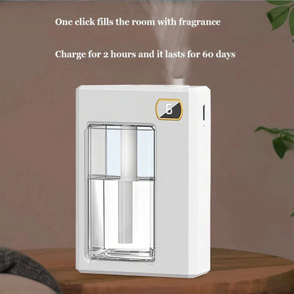 Aromatherapy Machine Air Freshener Six Adjustable Levels Long Battery Life Lasting Spreading Wider for Home Office Odor Removing