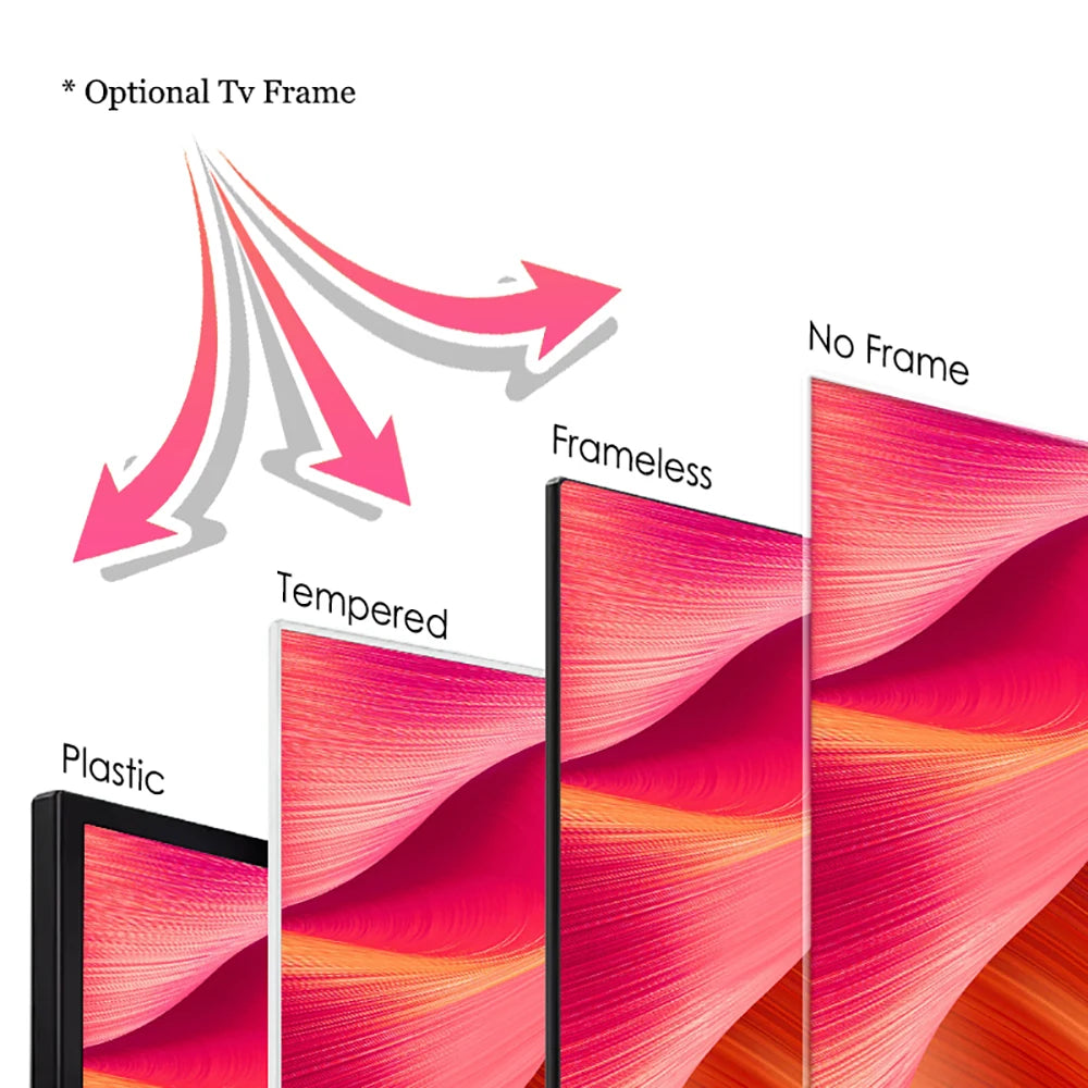 OLED TV 50 55 65 75 Inch Ultra Slim 4K Flat Screen Television Android 14 Smart TV