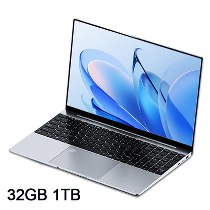 Ultra slim 15.6" Laptop Intel Core i9 10980HK  32GB 2TB Windows11 Office Fingerprint Unlock Gaming Portable Notebook Computer PC