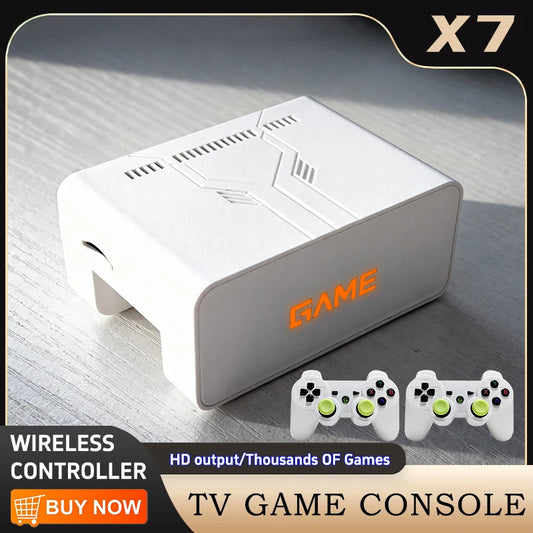 Hot Sale 2026 X7 TV Video Game Box Y7 Super PSP Game Console HD Output Joystick Dual Controller Fighting Game Console