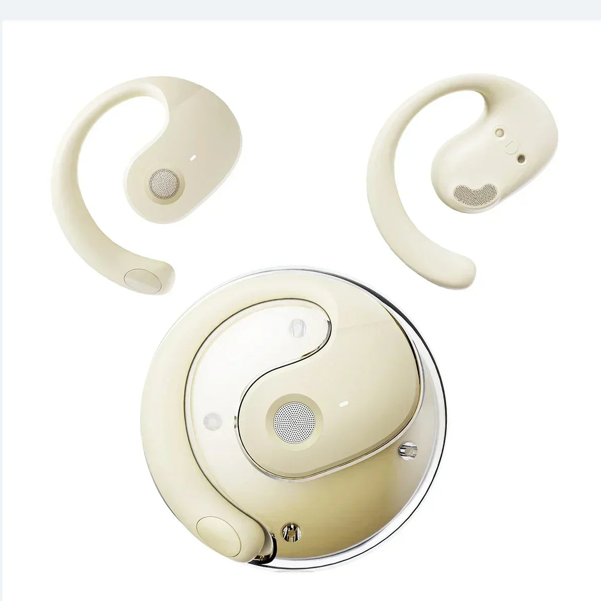 OWS EarHook Wireless Headphones Bone Conduction Headphones Noise Canceling Headset Touch Control Sports Earbuds