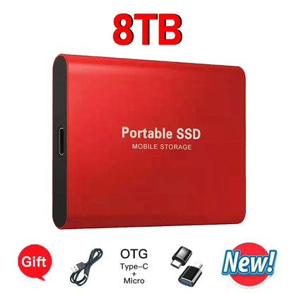 Reliable Brand 1TB External Hard Drive  Portable SSD  2TB 4TB  USB 3.1 High Speed Solid State Disk Data Storage