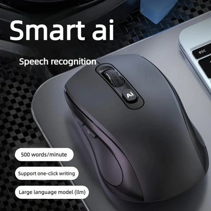New AI Intelligence Wireless Voice Mouse Translator Rechargeable Voice Control Typing Translation Wireless Smart Office Mouse
