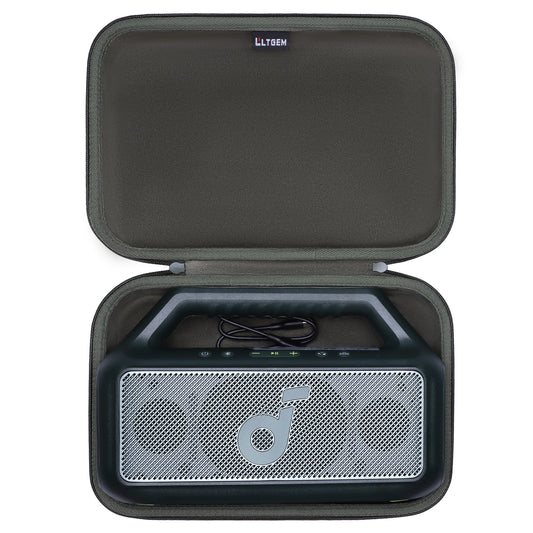 Bluetooth Speaker Case for soundcore Boom 2 Outdoor Bluetooth Speaker Storage Carrying Bag Accessories for Bluetooth Speaker