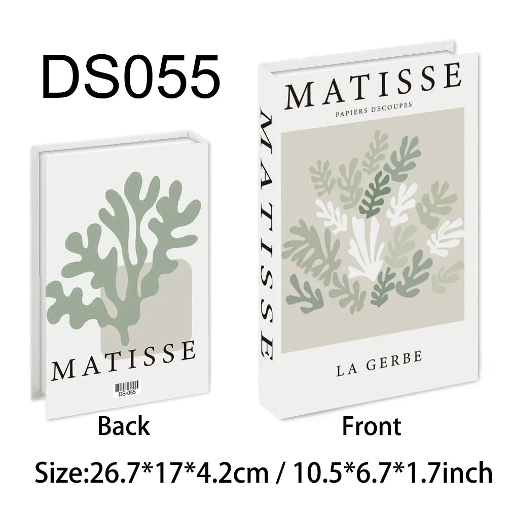 Luxury Fake Books Home Decoration Accessories for Living Room Fashion Fake Book Storage Box Simple Nordic Coffee Table Books