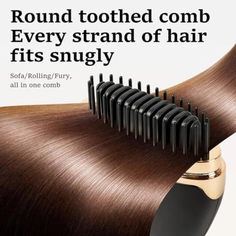 Mini Hair Straightener,Rechargeable Wireless Portable Hair Straightener Brush Anti Scald Shell Lightweigh for Travel Gift