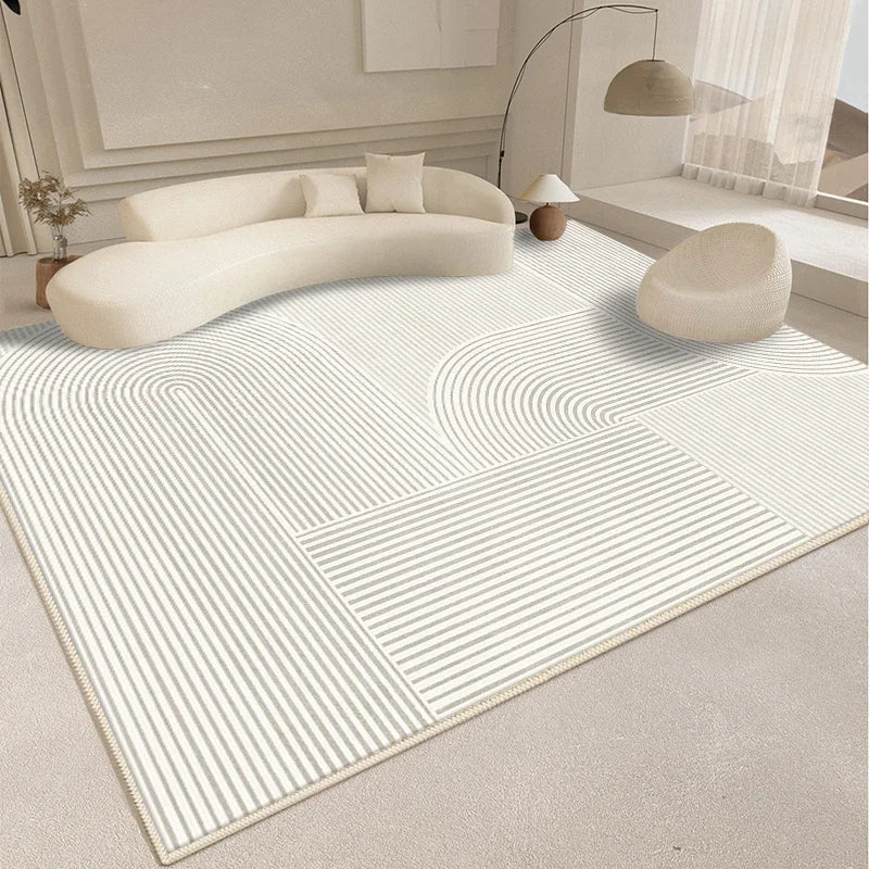 Minimalism Style Carpet Living Room Decoration Fluffy Soft Rugs for Bedroom Abstract Large Plush Rug Home Thickened Floor Mat