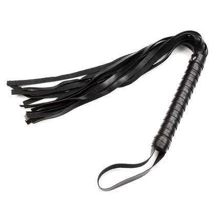 ★▲1PC Pu Leather Pimp Whip Racing Riding Crop Party Flogger Hand Cuffs Queen Colourful Horse Riding Whip