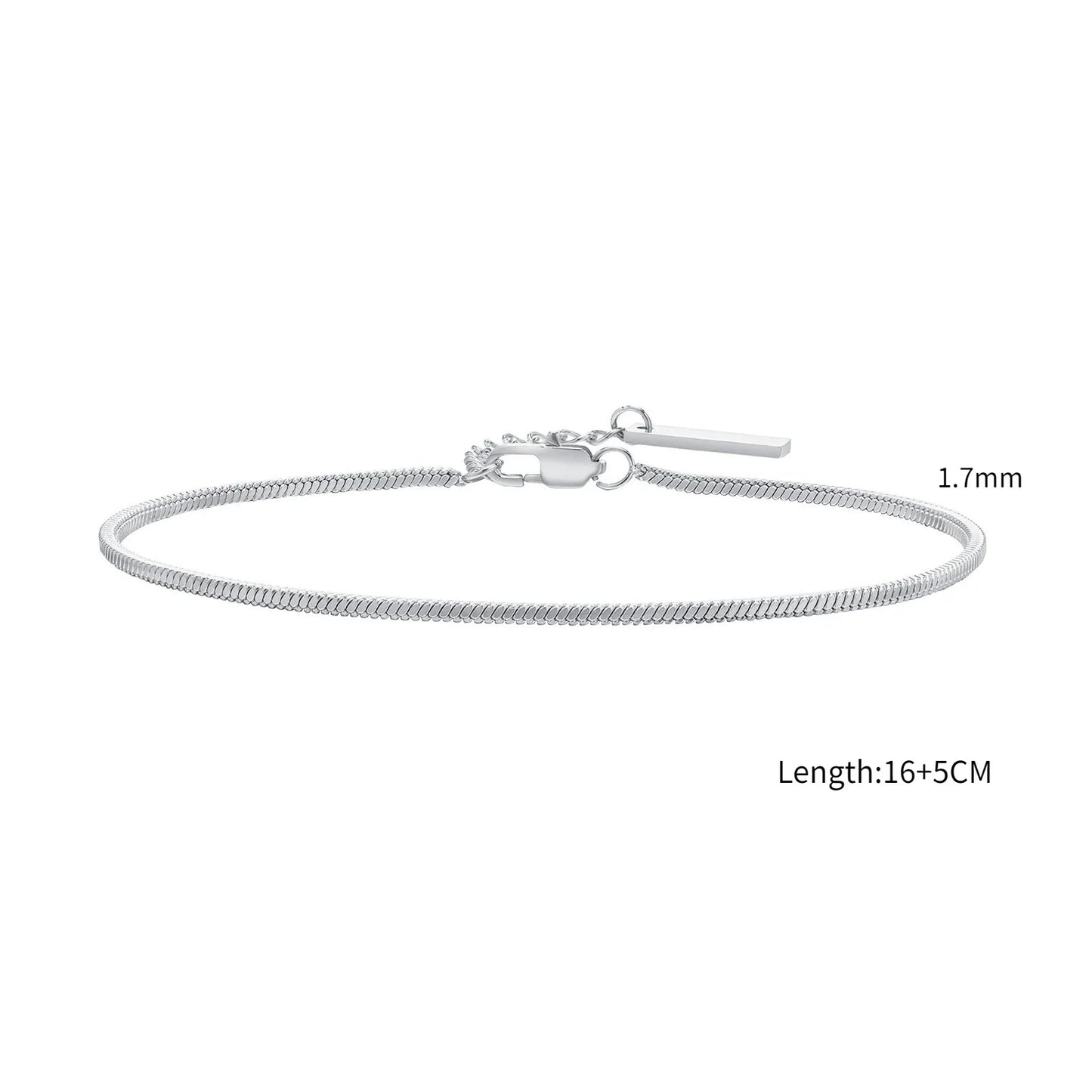 1/2/3pcs Chain Bracelet for, Stainless Steel Twisted Rope Cuban Chain