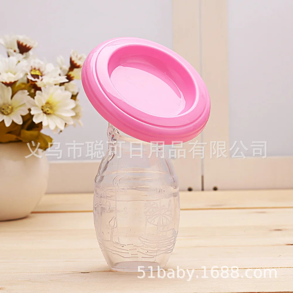 Breastfeeding Baby Feeding Manual Breast Pump Partner Breast Collector Automatic Correction Breast Milk Silicone Pumps BPA Free