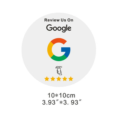 Google Reviews NFC Cards Boost Your Reviews PVC Material Durable