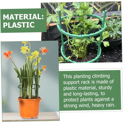 4/8PCS Plastic Plant Support Stakes, Garden Plant Stem Support Rods, Flower Vine Holder for Greenhouse, Potted Plants, Gardening