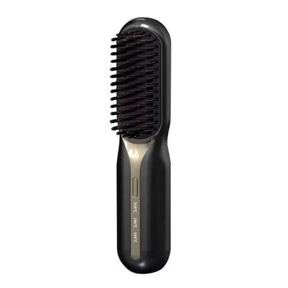 Electric Hot Comb Hair Straightener - Fast Heating, Portable, Anti-Scald, Ideal For Travel, Beard & Hair Styling