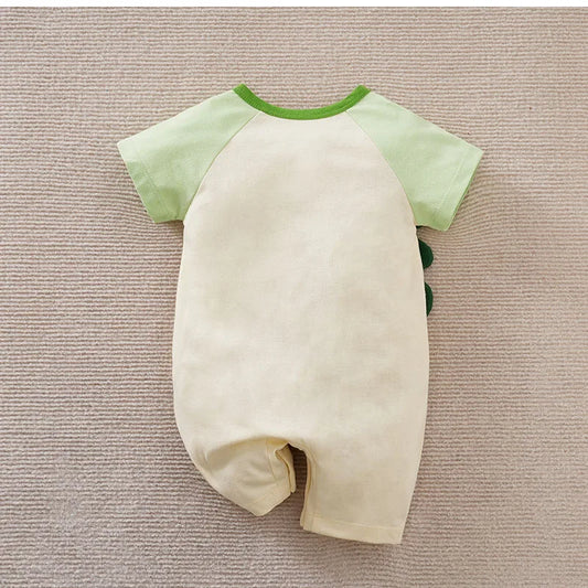 Cute cartoon animal-shaped clothing cotton baby clothing summer 0-2-year-old baby one-piece Short sleeve newborn romper