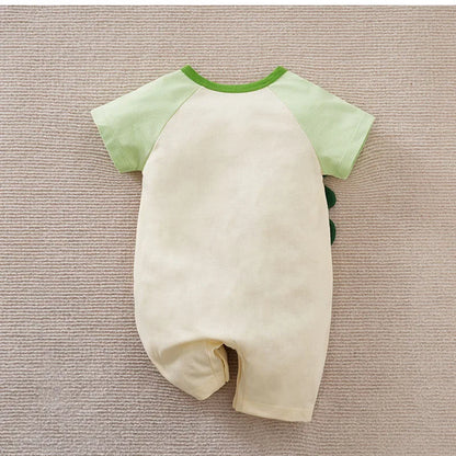 Cute cartoon animal-shaped clothing cotton baby clothing summer 0-2-year-old baby one-piece Short sleeve newborn romper