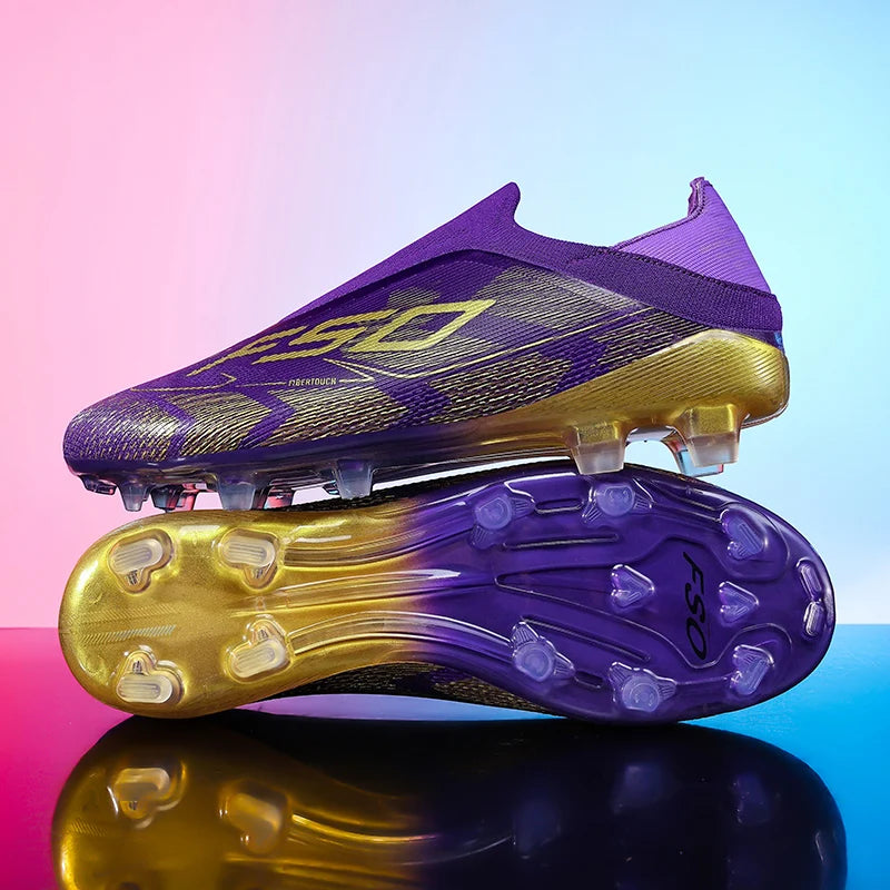 New Men Football Boots High-quality Grass Cleats Mid-top Match Indoor Light Hot-selling Soccer Shoes Sneakers Non-Slip Outdoor