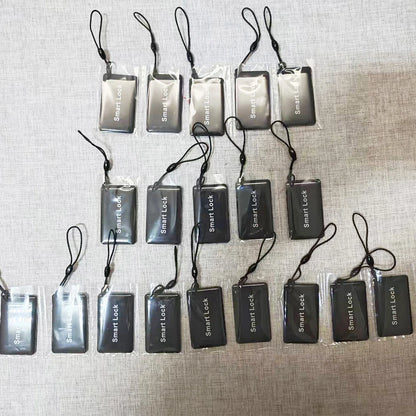 10PCS Universal Smart Cards RFID 13.56MHz M1 ID Card with Cord for Tuya TT Smart Door Locks IC Card Sensor Keyless Entry