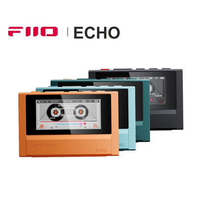 FiiO ECHO 4GB Portable Hi-Res Audio Music Player Dual DAC Bluetooth Music Player 3.5mm + 4.4mm Balanced Output Color Screen