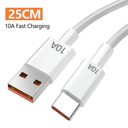 240W 5 in 1 USB C GaN Desktop Charger Fast Charge Phone Adapter 10A Type C Cable For iPhone Samsung Xiaomi EU/US/UK Plug Charger
