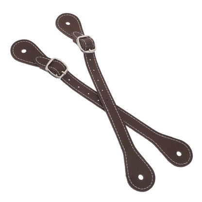 2Pcs Brown Spur Straps Adjustable Unisex Riding Boot Straps Horse Accessories English Riding Gear