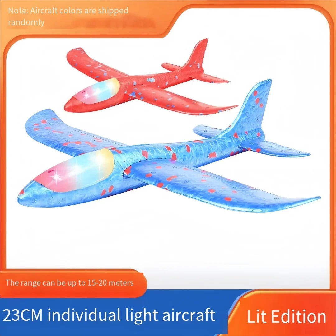 Foam Plane Gun Launcher Popular Outdoor Toy Boy Sports Catapult Game Emotional Interactive Girl Birthday Christmas Gift