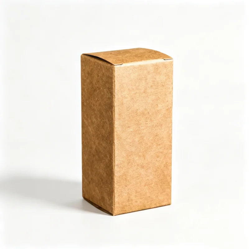 100/500pcs Small Kraft Paper Gift Packing Box Brown Black White Craft Paper Lipstick Cosmetic Packing Box
