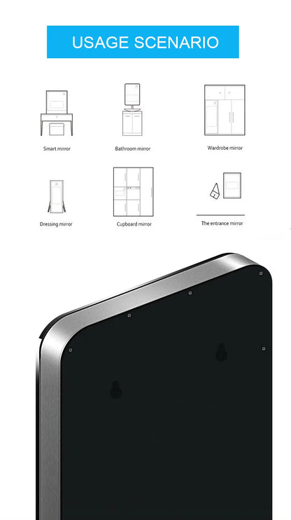 Factory Sale Modern Android Fitness Magic Mirror Smart LED TV Mirror IP65 Rated Touch Switch Full Function For Bathroom Salon
