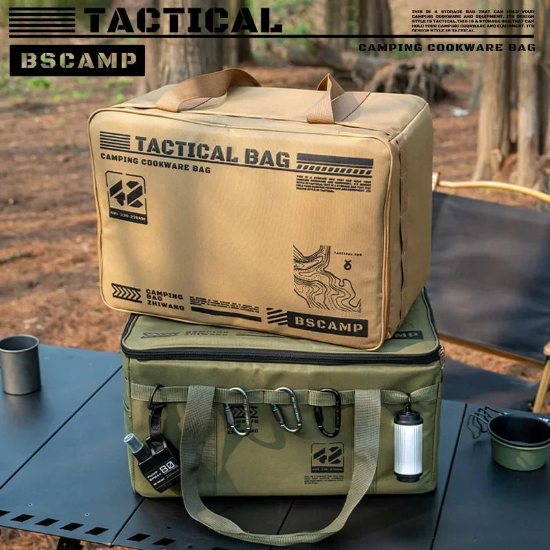 30l/42l/56l Insulated Waterproof Tactical Camping Bag Foldable Outdoor