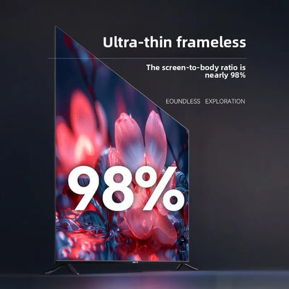 Frameless full screen 100 inch TV 120 network WIFI75 far field voice 85 high definition 4k LCD