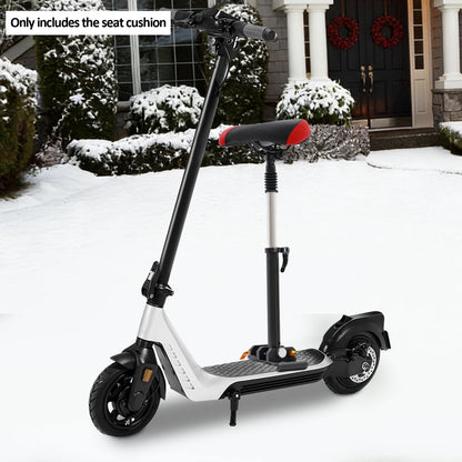 Adjustable Scooter Seat 45-65cm Electric Scooter Folding Saddle Seats Ergonomic PU Cushion Absorbing Seat with Screwdriver
