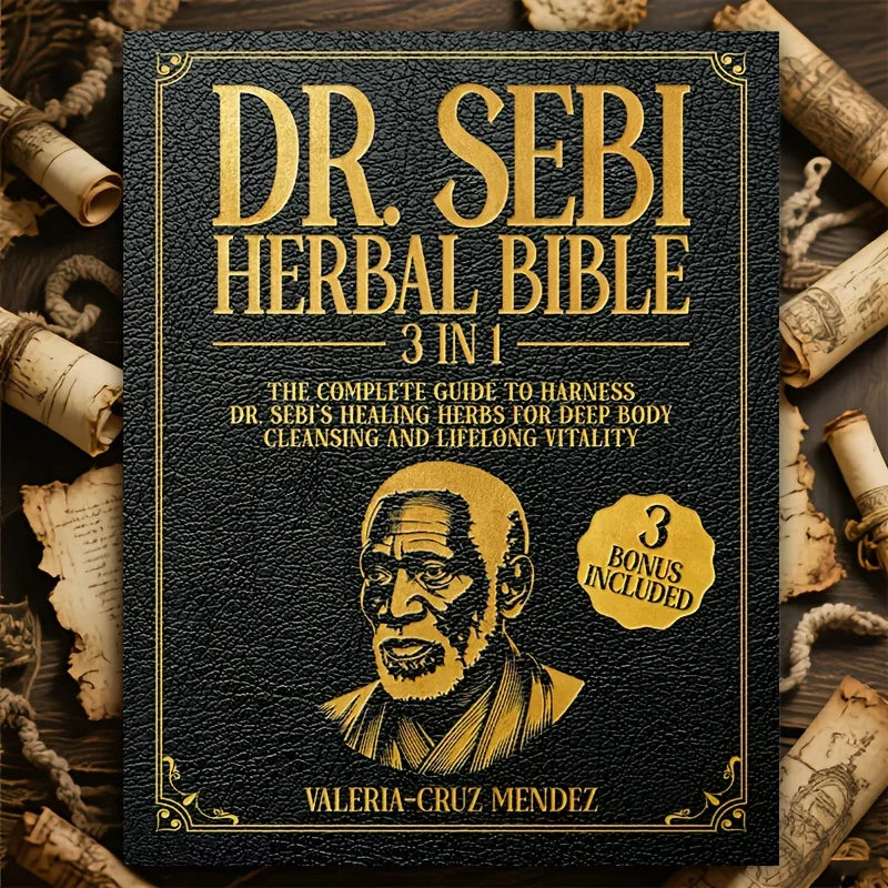 2027 Dr. Sebi Herbal Bible 3-in-1: Detoxify and Cleanse Your Body with Dr. Sebi's Healing Herbs for Lasting Health and Vitality
