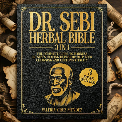 2027 Dr. Sebi Herbal Bible 3-in-1: Detoxify and Cleanse Your Body with Dr. Sebi's Healing Herbs for Lasting Health and Vitality