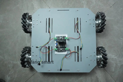 80Kg Load Robot Car Chassis With 152mm Metal Mecanum Wheel 24V Encoder Motor RC Tank Car for Arduino Programmable Robot DIY Kit