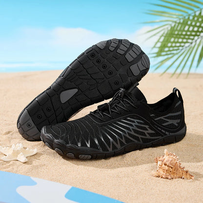Women Men Aqua Shoes Beach Barefoot Water Sneakers Unisex Lightweight Quick Dry Outdoor Upstream Wading Swimming Fishing Shoe