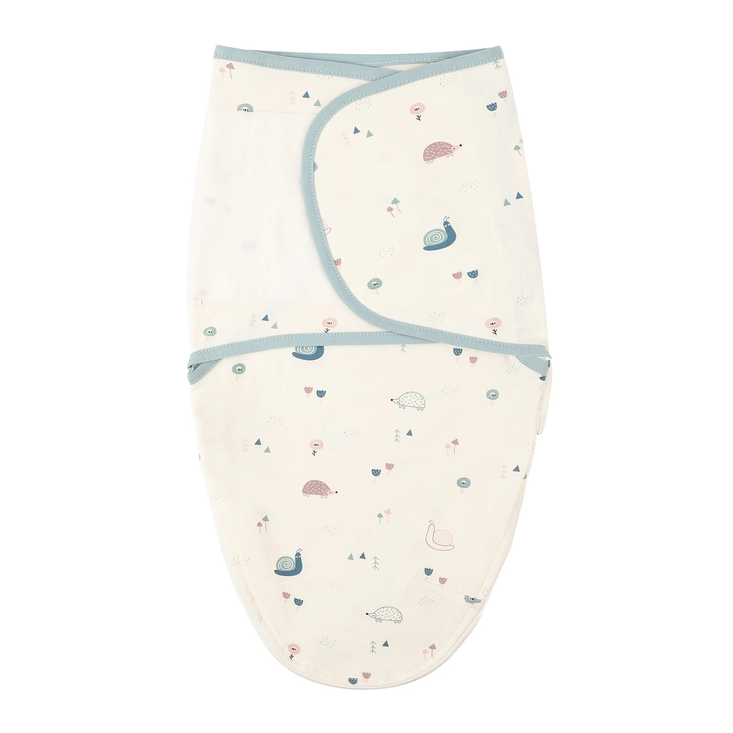 INSULAR Baby Cotton Swaddling Cloth With Caps Envelope Type Newborn Cartoon Envelope Anti-Startle Adjustable Bedding Item
