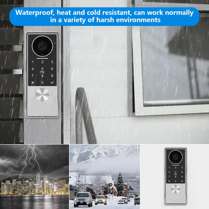 Anjielo 2-Wire TUYA Smart Video Intercom Doorbell Wired 1080P Waterproof Camera WIFI 7/10inch IPS Touch Screen Support IP CCTV