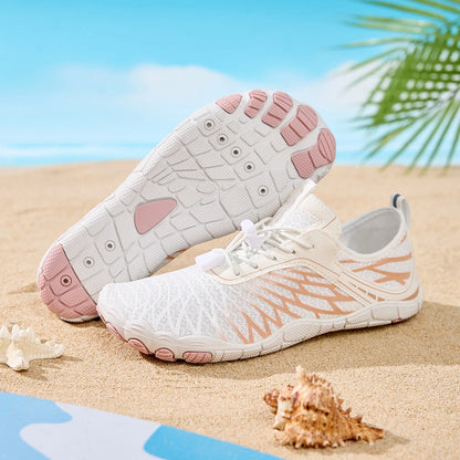Women Men Aqua Shoes Beach Barefoot Water Sneakers Unisex Lightweight Quick Dry Outdoor Upstream Wading Swimming Fishing Shoe