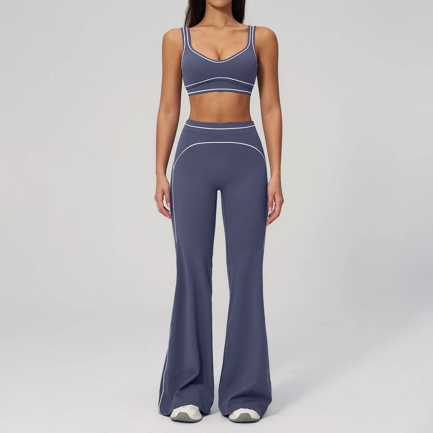 Yoga Suit 2PCS Women Tracksuits Sports Outfits Gym Clothes Running Sports Bra Suits Female Workout Yoga Clothes Athletic Wear