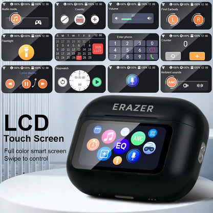 Choice ERAZER Airs Pro Wireless Bluetooth Earphones Touch Screen Headphones HiFi Stereo Sound Earbuds Gaming Headsets HD Call