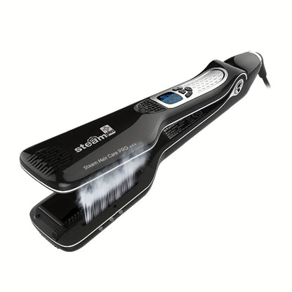 Steam Hair Straightener Brush Ceramic Flat Iron Professional Hair Straightening Iron Comb Electric Hair Crimper Heating Comb