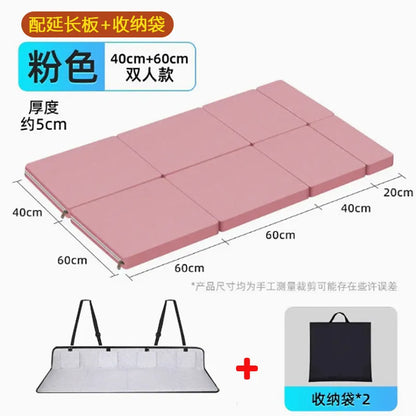 Folding Camping Bed Portable With Mattress For Car SUV Space Saving Foldable Cot For Adults Outdoor Travel Home Office Nap