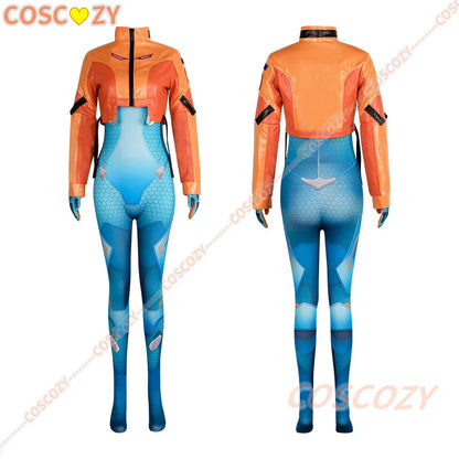 Game OW 2 Overwatch Juno Bodysuit Cosplay Costumes Wig Suit Full set Clothes Halloween Woman Girls Carnival Convention Outfit