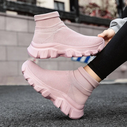 New Luxury Women's Comfortable Sneaker Lightweight Platform Men's Casual Sports Shoes Anti Slip Thick Soled Tenis Walking Shoes