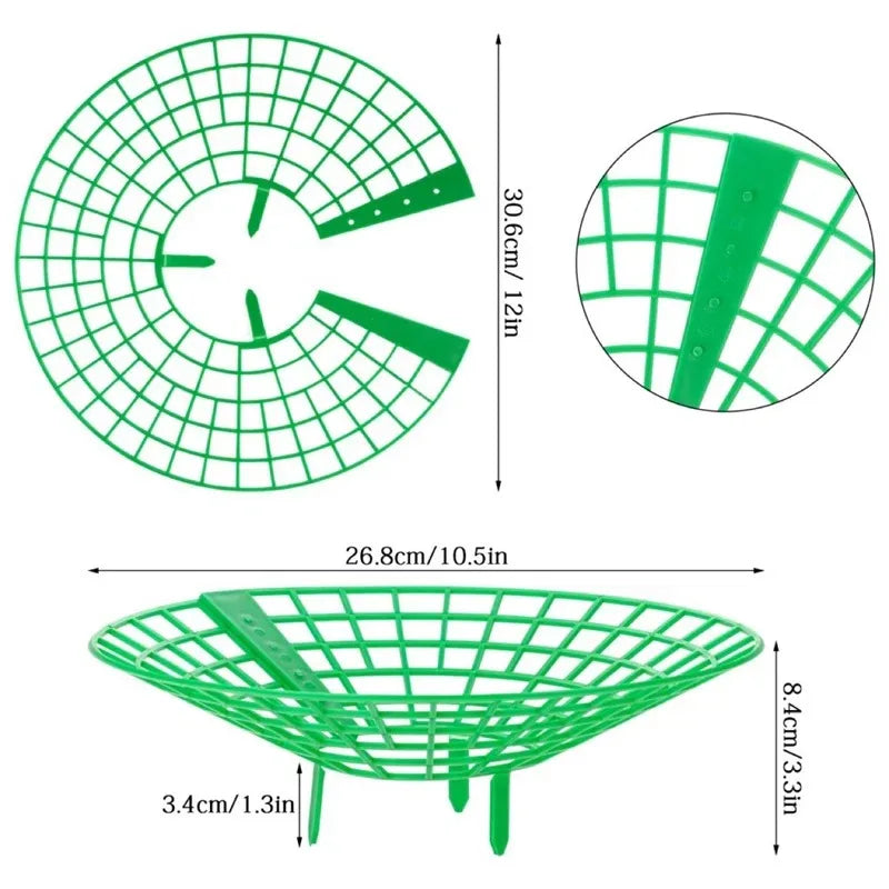 5/10Pcs Strawberry Plant Supports with 3 Sturdy Legs Strawberry Growing Racks Protector Frame Holder Cage From Mold Rot Dirt