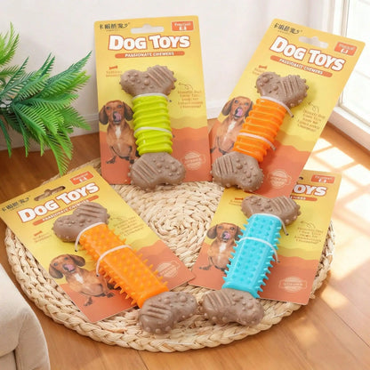 Dog Toy For Self-Amusement And Relaxation. TPR Imitation Bone Chew Stick. Durable And Suitable For Small To Medium-Sized Puppies To Chew. Pet Toy For Pets.