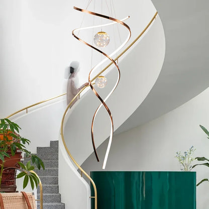 Home Decoration - Hall Chandelier - Staircase Chandelier - Indoor Lighting Fixtures - Ceiling Lights - Exquisite Indoor Lighting