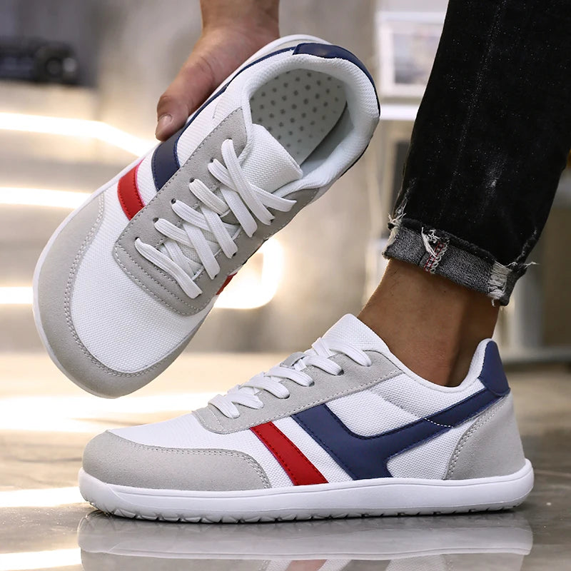 Men's Wide Toe Box Barefoot Shoes Minimalist Sports Shoes with Zero Drip Soles The Best Breathable Mesh Designer Men's Running